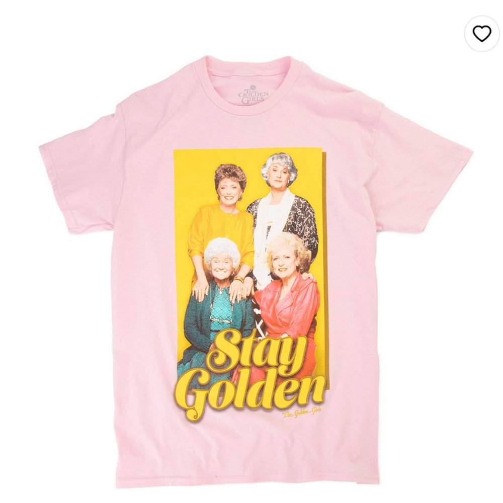 NWT Golden Girls Light pink shirt ~ Size Large